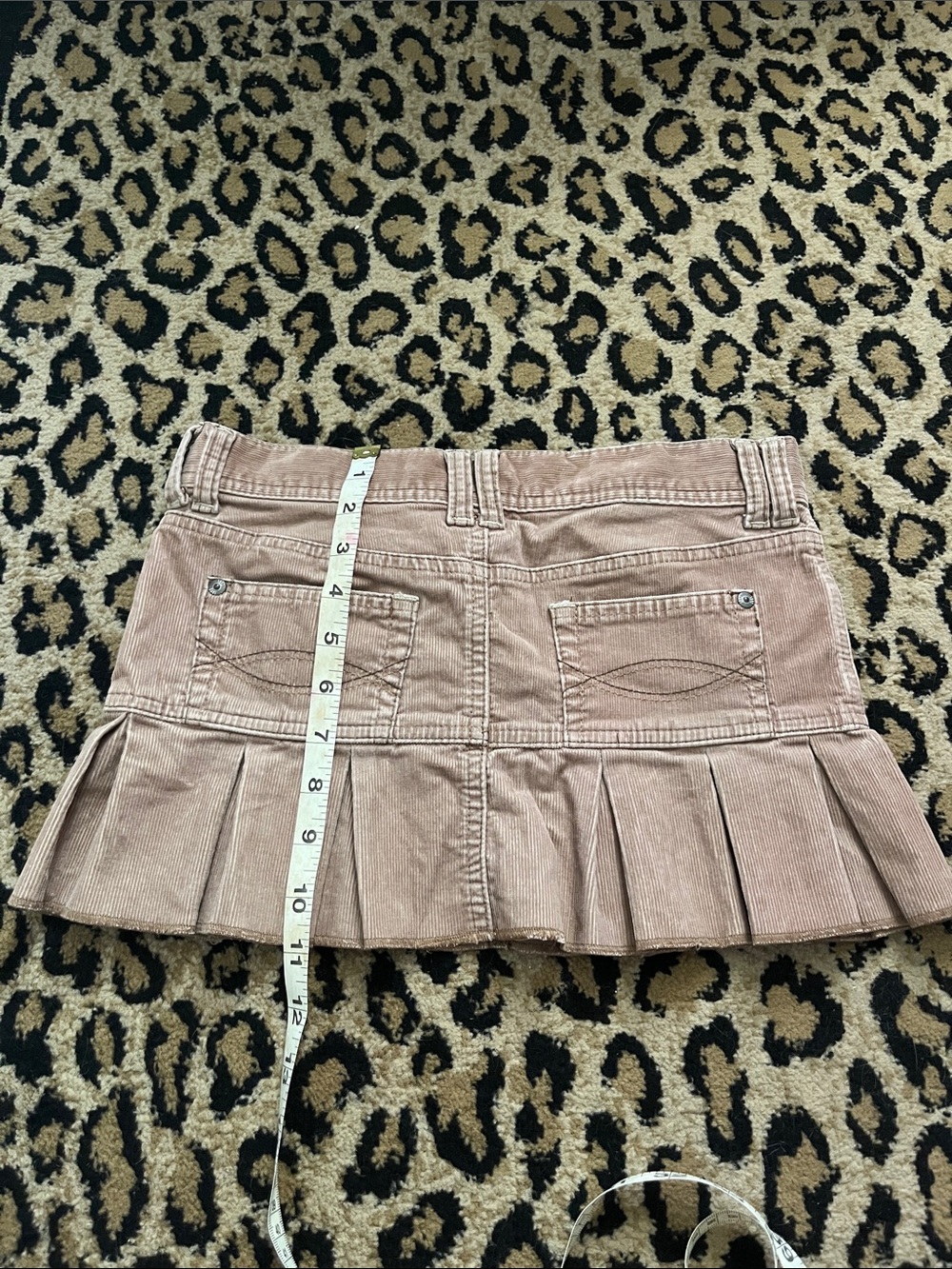 Abercrombie Pleated Corduroy Skirt - Picture 4 of 4